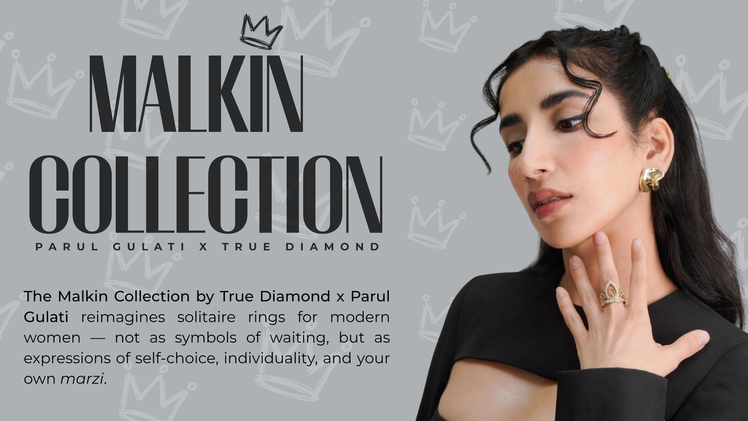 Malkin Simple 2 Row Sally Promise Ring