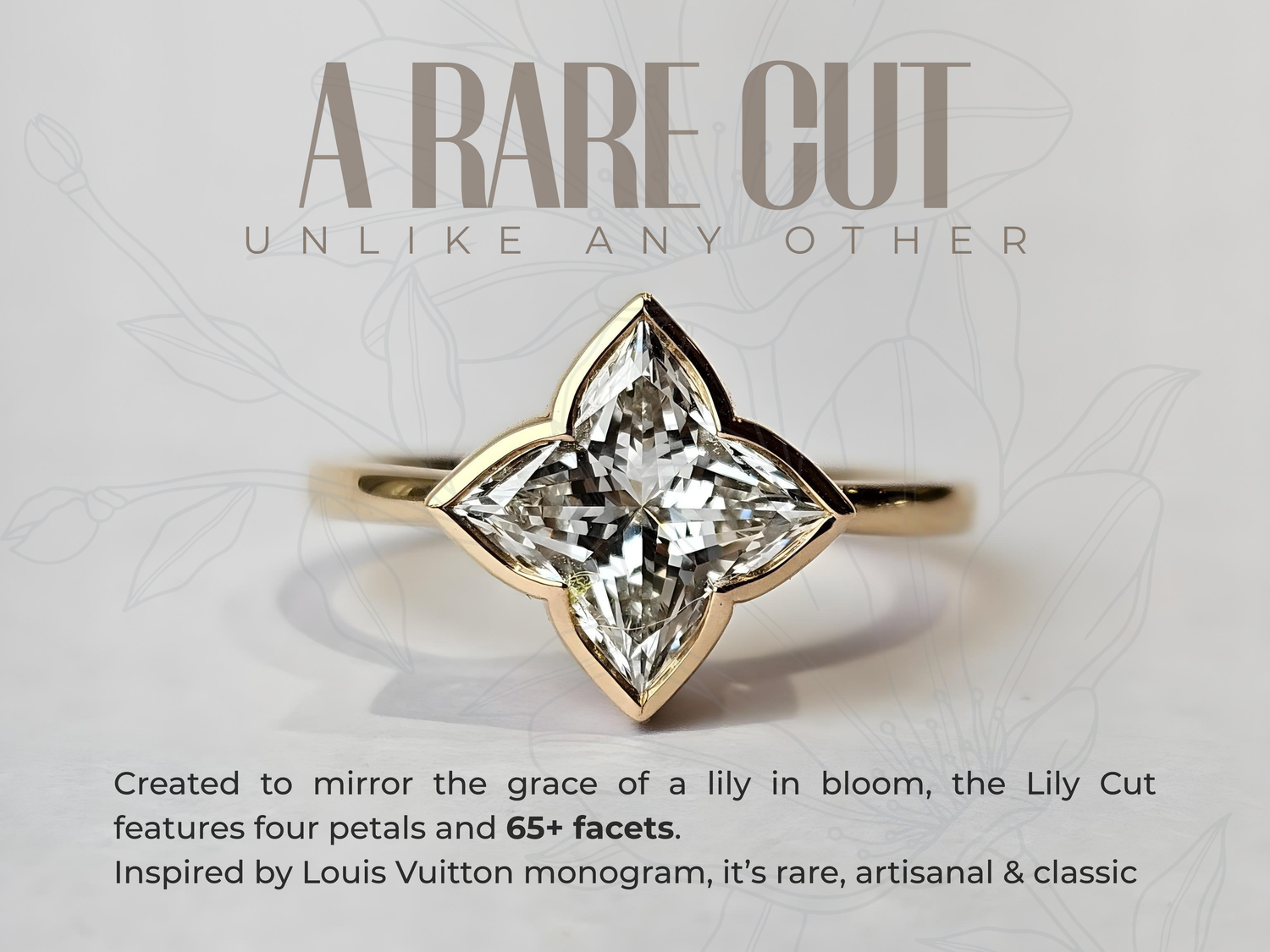 2 Ct Bloomingdale Lily Cut Solitaire Ring