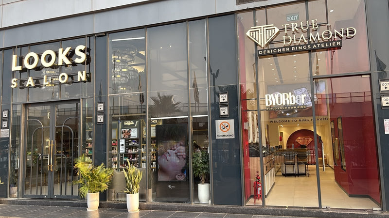 True Diamond store front in Sector 84, Gurugram