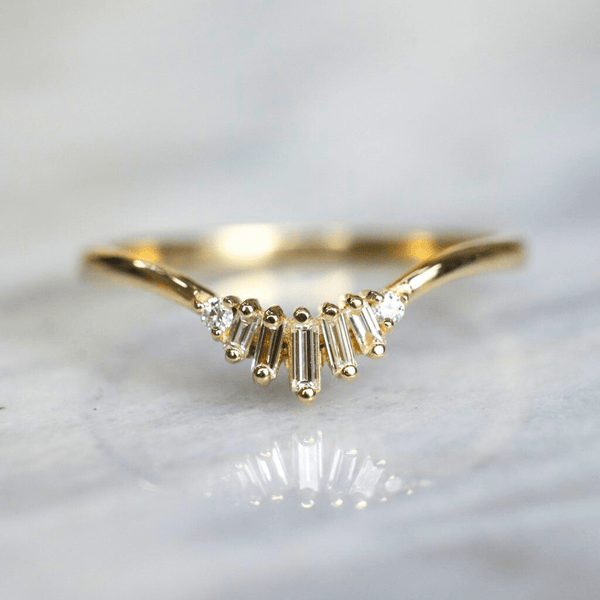 0.2 Ct Princess Crown Dailywear Ring