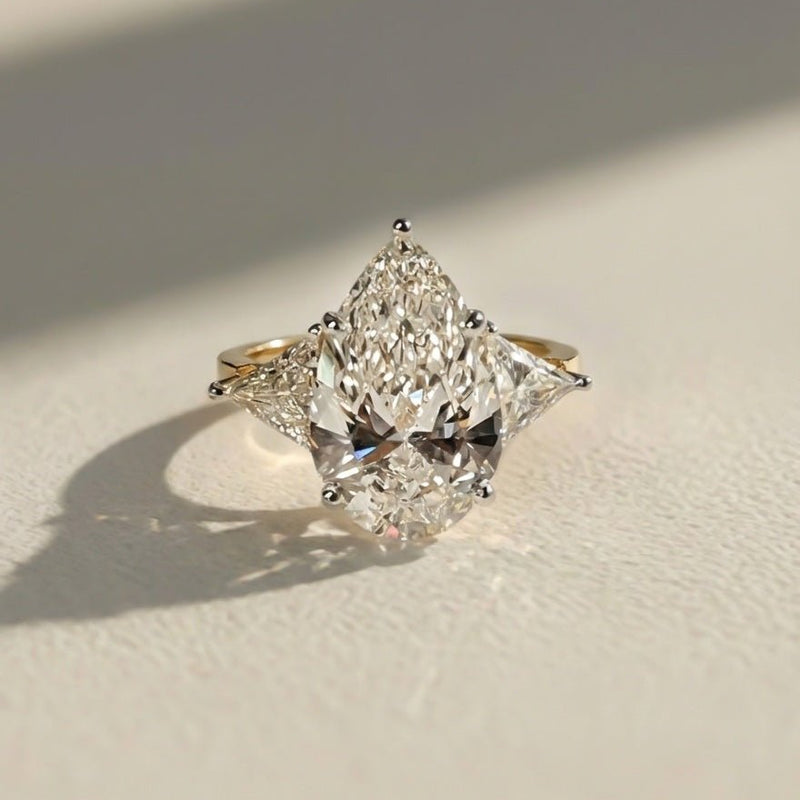 Malkin Vienna Trilogy 4.1 Ct Three Stone Ring