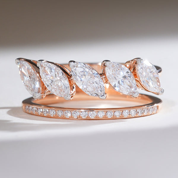 Solstice in Marquise Cocktail Ring