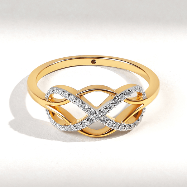 Woven to Infinity Promise Ring