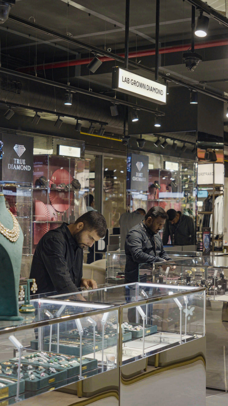 Inside the True Diamond store in Banjara Hills, Hyderabad