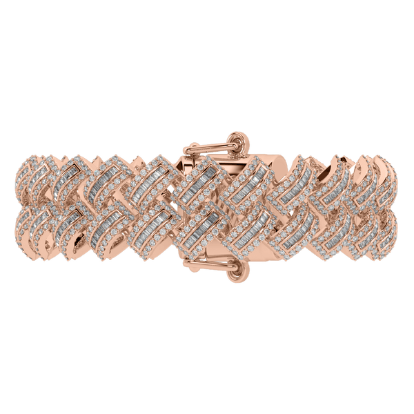 True Diamond Serene Beauty Mens Bracelet