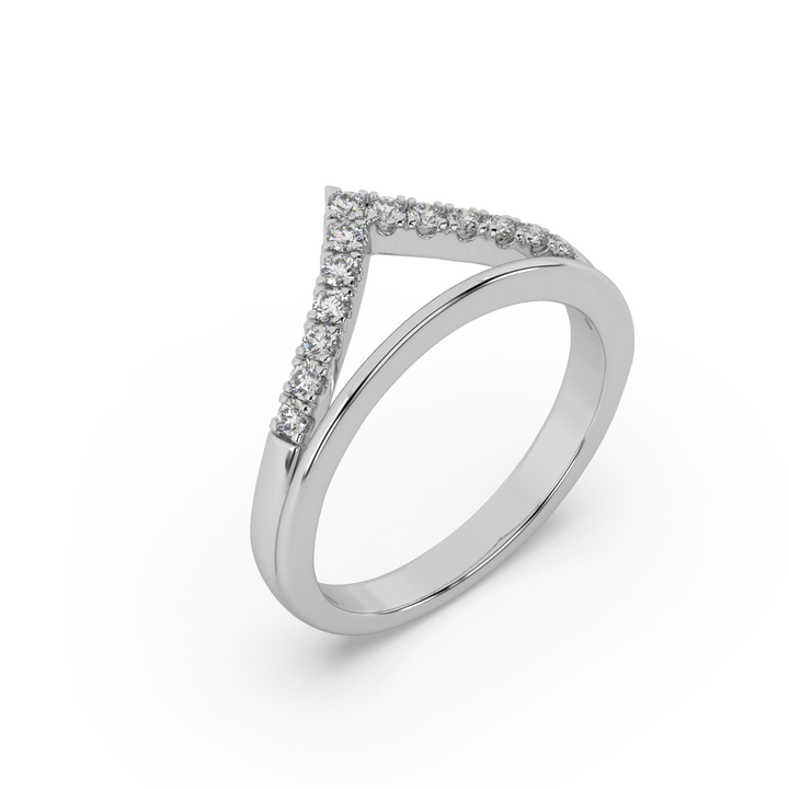 Lab Diamond Zen Stackable Cocktail Ring