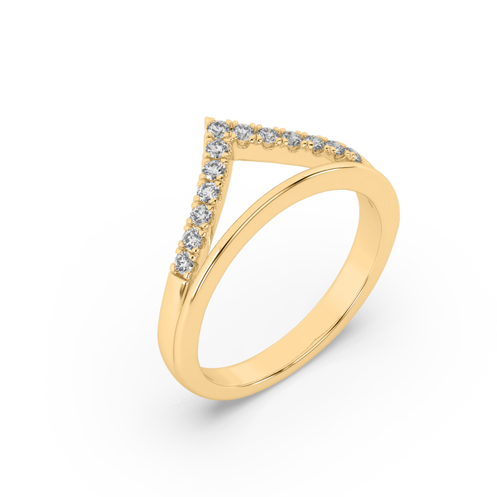 Lab Diamond Zen Stackable Cocktail Ring