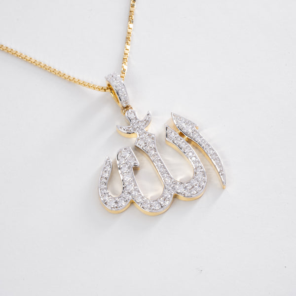 Diamond Allah Pendant