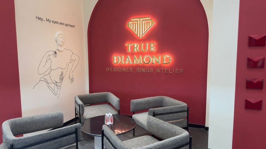 Inside the True Diamond store in Kukatpally, Hyderabad