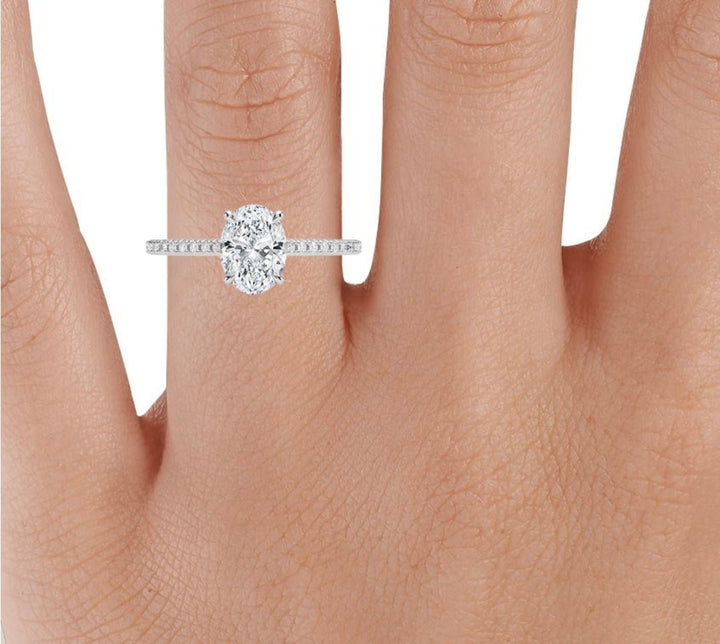 Forever Love 1 Carat Oval Solitaire Ring