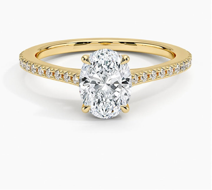 Forever Love 1 Carat Oval Solitaire Ring