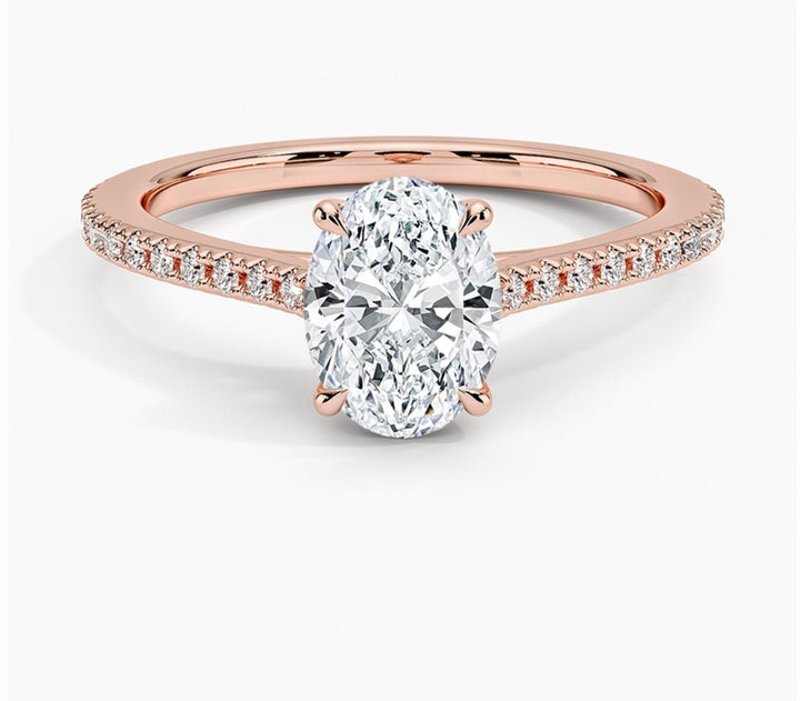 Forever Love 1 Carat Oval Solitaire Ring