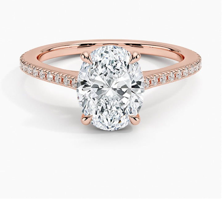 Forever Love 2 Carat Oval Solitaire Ring