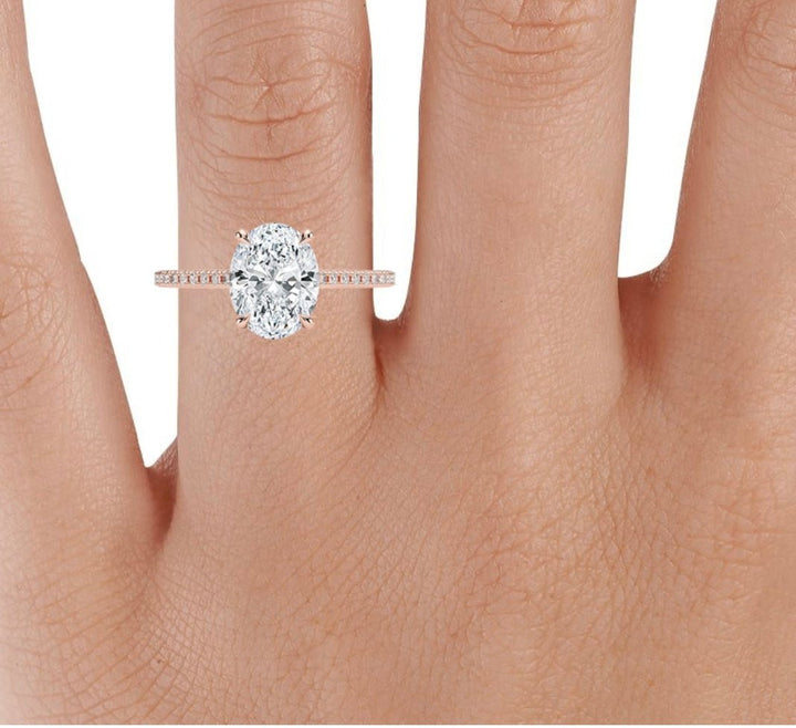 Forever Love 2 Carat Oval Solitaire Ring