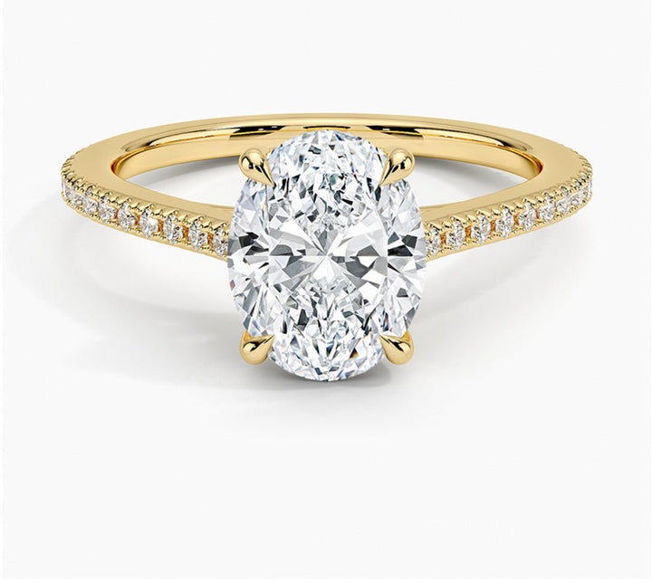 Forever Love 2 Carat Oval Solitaire Ring