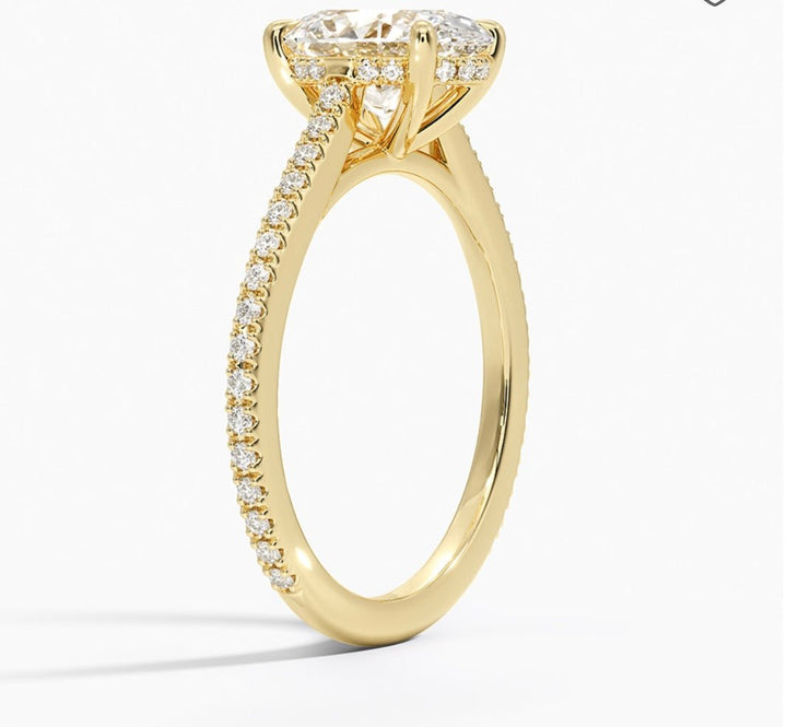 Forever Love 2 Carat Oval Solitaire Ring