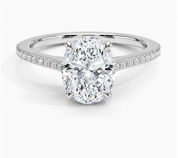 Forever Love 2 Carat Oval Solitaire Ring