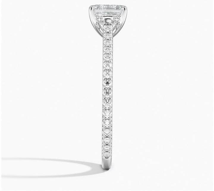 Forever Love 1 Carat Asscher Solitaire Ring