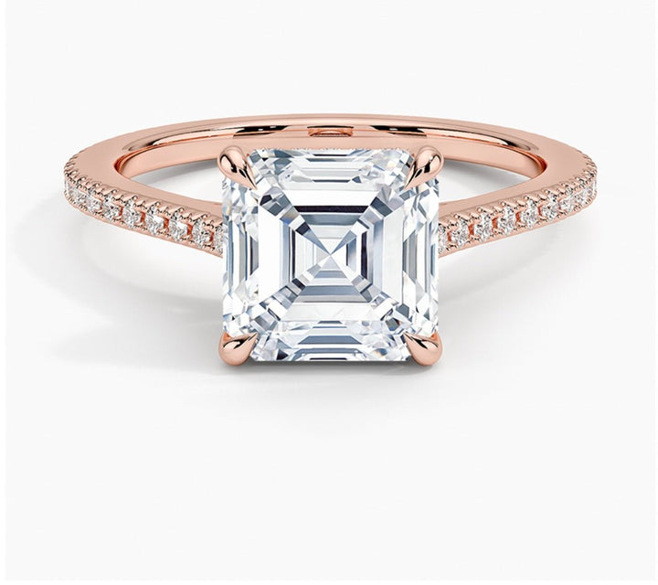 Forever Love 2 Carat Asscher Solitaire Ring