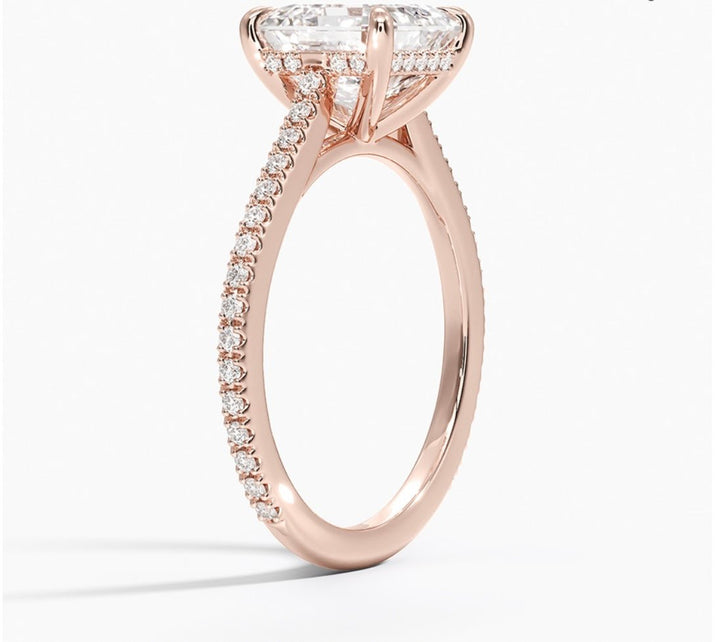 Forever Love 2 Carat Asscher Solitaire Ring