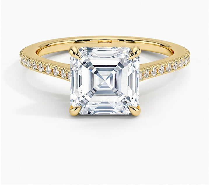 Forever Love 2 Carat Asscher Solitaire Ring