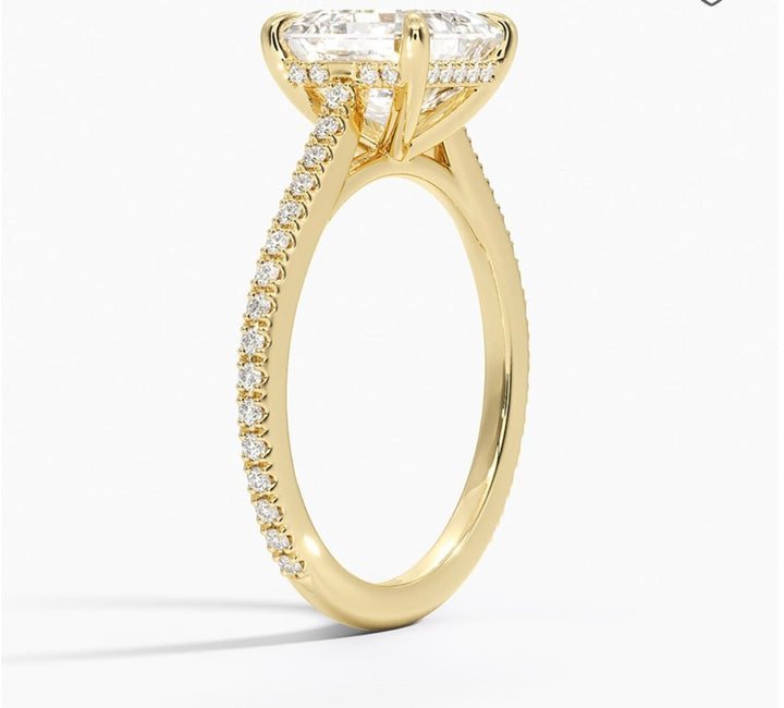 Forever Love 2 Carat Asscher Solitaire Ring