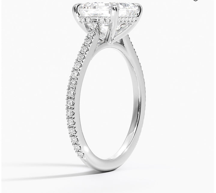 Forever Love 2 Carat Asscher Solitaire Ring