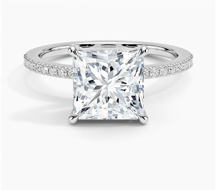 Radiant Glory 2 Carat Princess Solitaire Ring