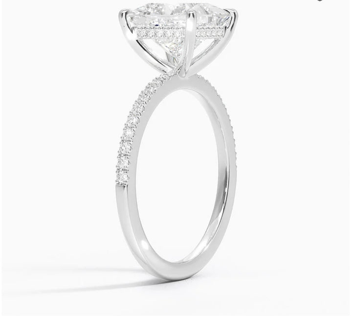 Radiant Glory 2 Carat Princess Solitaire Ring