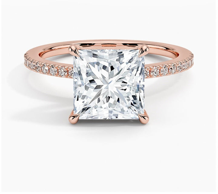 Radiant Glory 2 Carat Princess Solitaire Ring