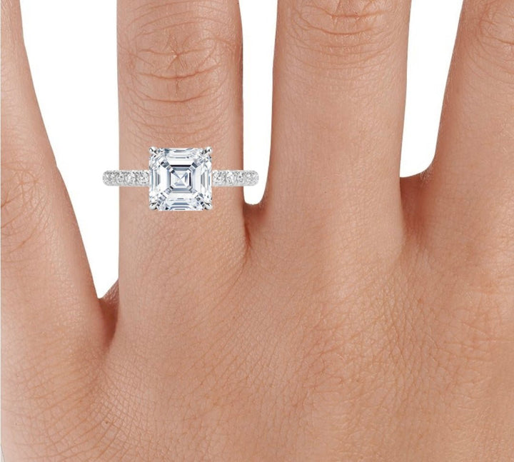 Eternal Promise 2 Carat Asscher Solitaire Ring