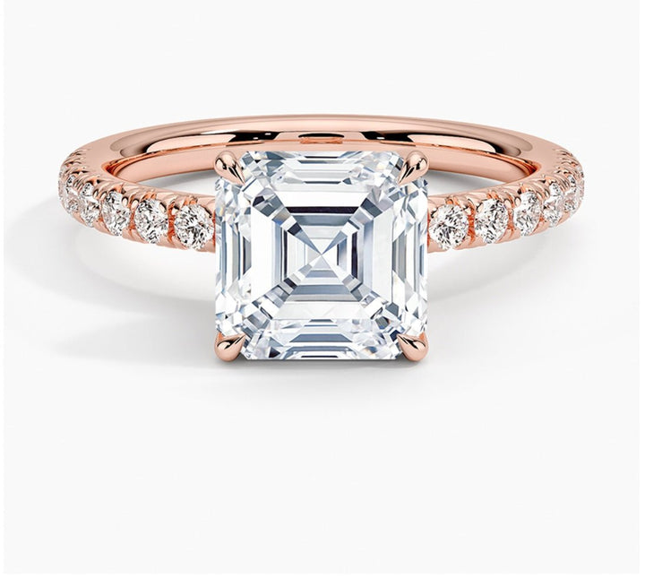 Eternal Promise 2 Carat Asscher Solitaire Ring