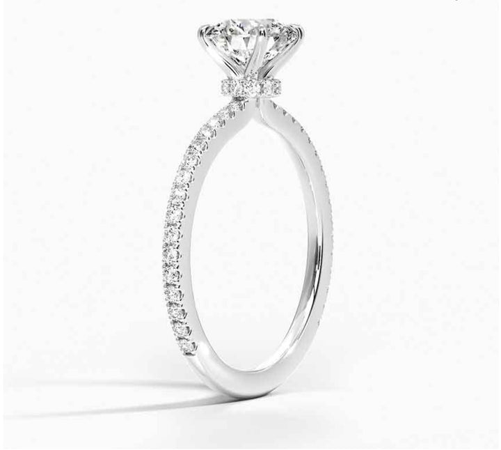 Hidden Harmony 1 Carat Solitaire Ring