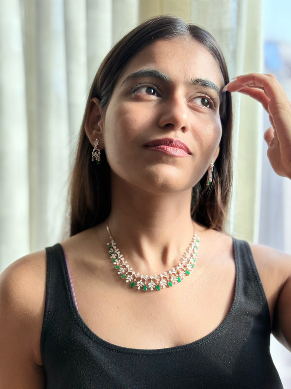 8.7 Ct Frosted Diamond Necklace