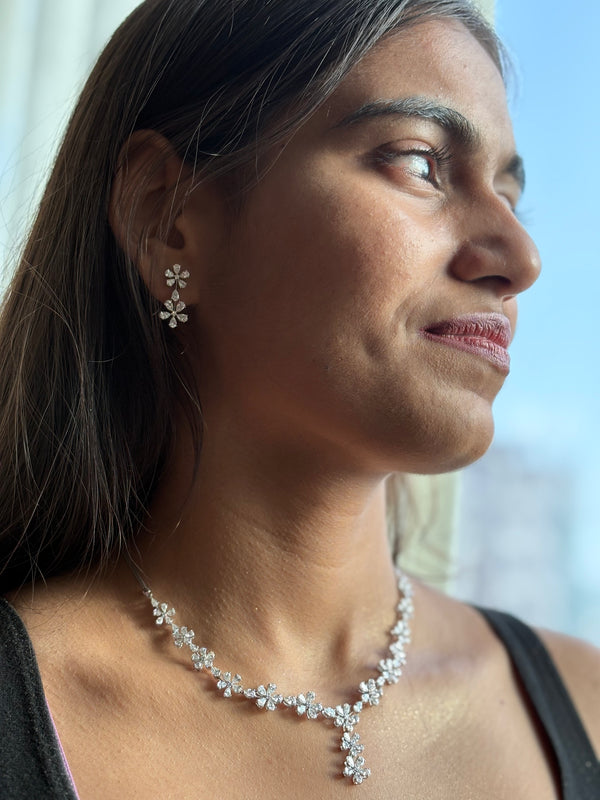 7 Ct Dewfall Diamond Necklace