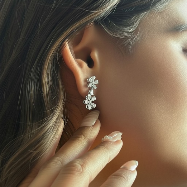 Dewfall Diamond Earring