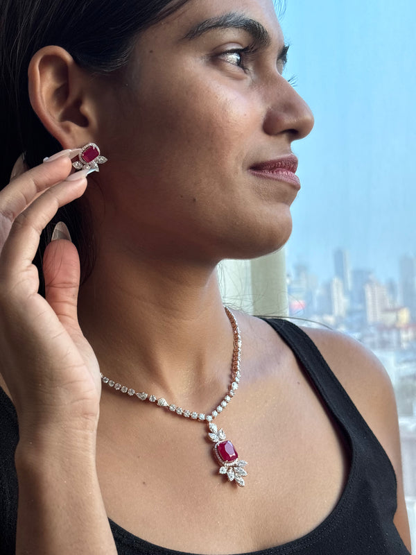9.2 Ct Starlace Diamond Necklace