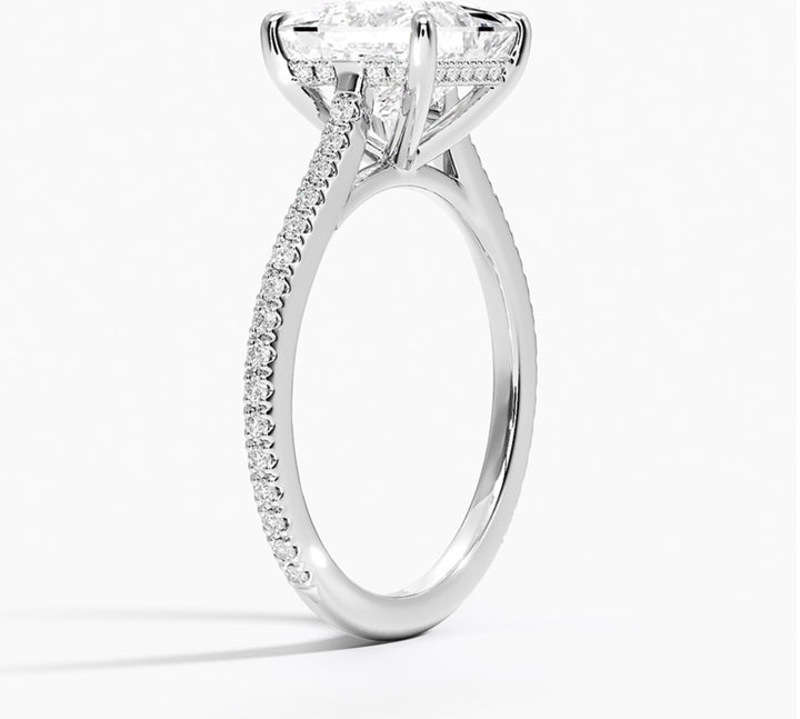 Forever Love 2 Carat Princess Solitaire Ring