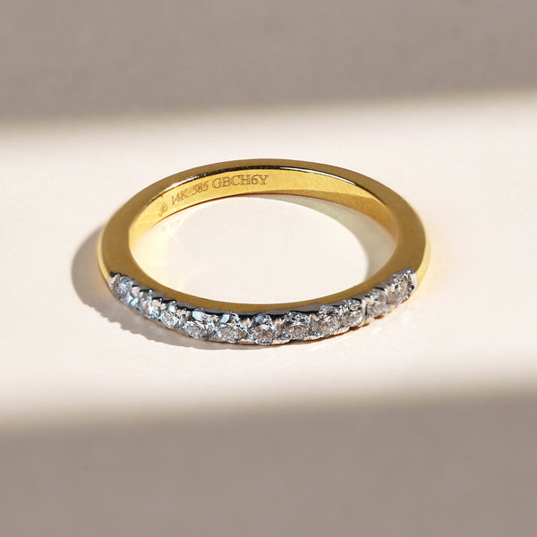 Iconic 0.3 Ct Half Eternity Band