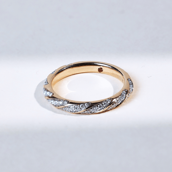 Golden Strip Dailywear Promise Ring