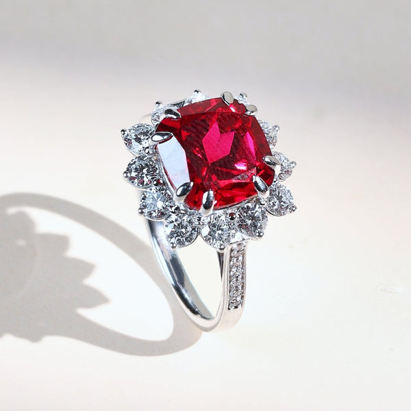 Ruby Embrace Cocktail Ring
