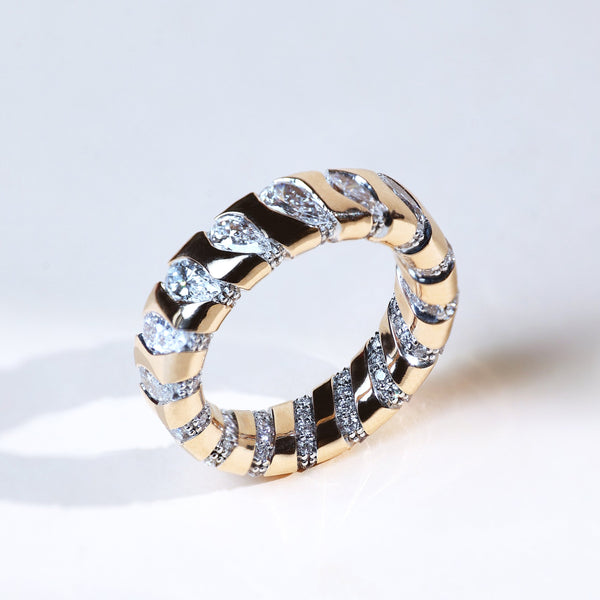 3 Ct Striping Beauty Band