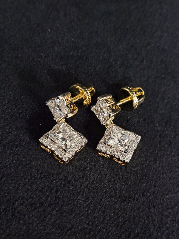 Stardust Lily Cut Earrings
