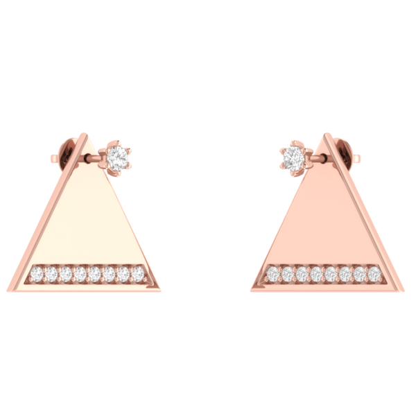 Embracing Triangular Earrings