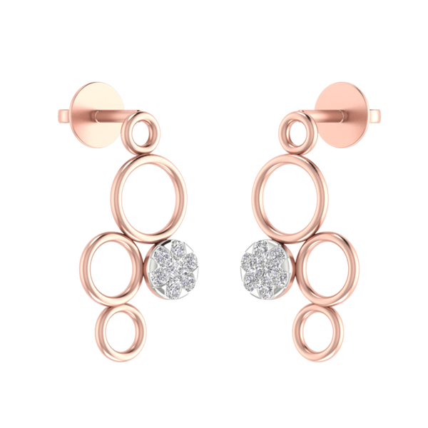 Striking Elegance Diamond Earrings