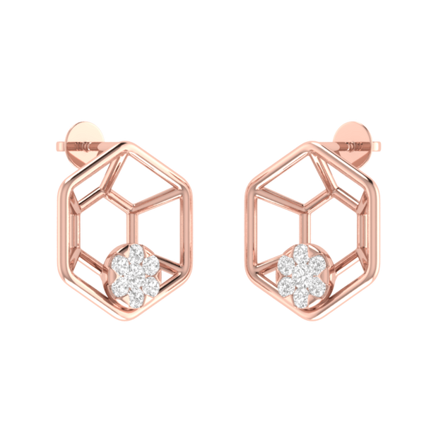 Art Deco Diamond Earrings