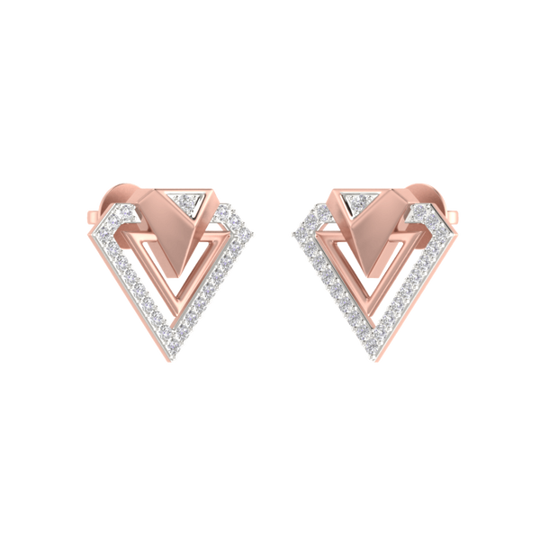 Vibrant Triangular Earrings