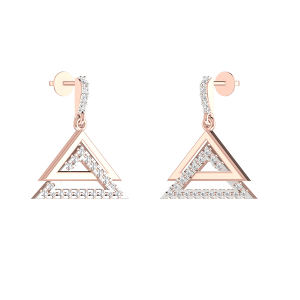 Trillium Diamond Earrings
