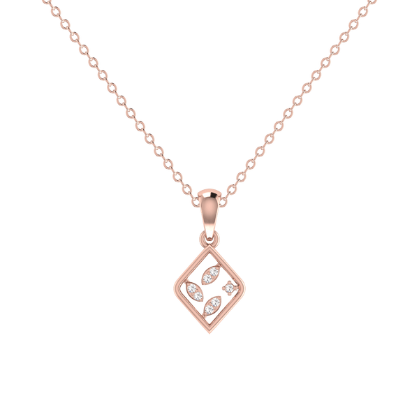 Radiant Frosh Diamond Pendant
