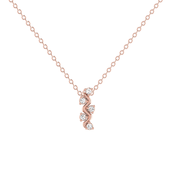 Dainty Crystal Diamond Pendant